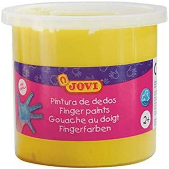 Живопис с Пръсти Jovi опаковка 5 Части Жълт 125 ml