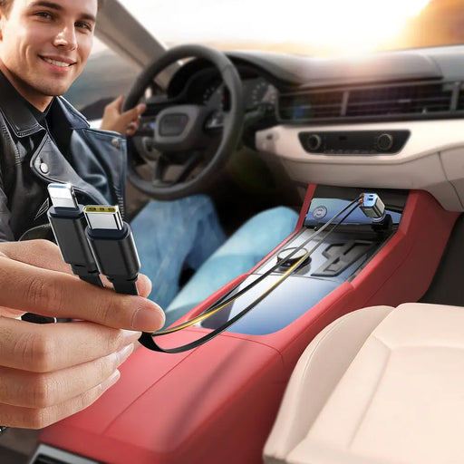 Joyroom JR-CCL05 30W 4-в-1 зарядно за кола с 2 вградени