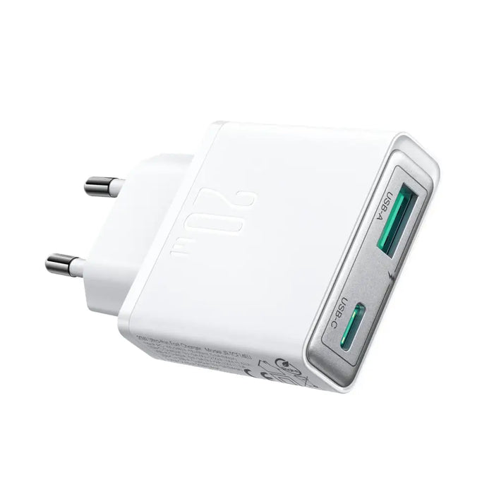 Joyroom JR-TCF14 20W USB-A USB-C супер тънко стенно зарядно