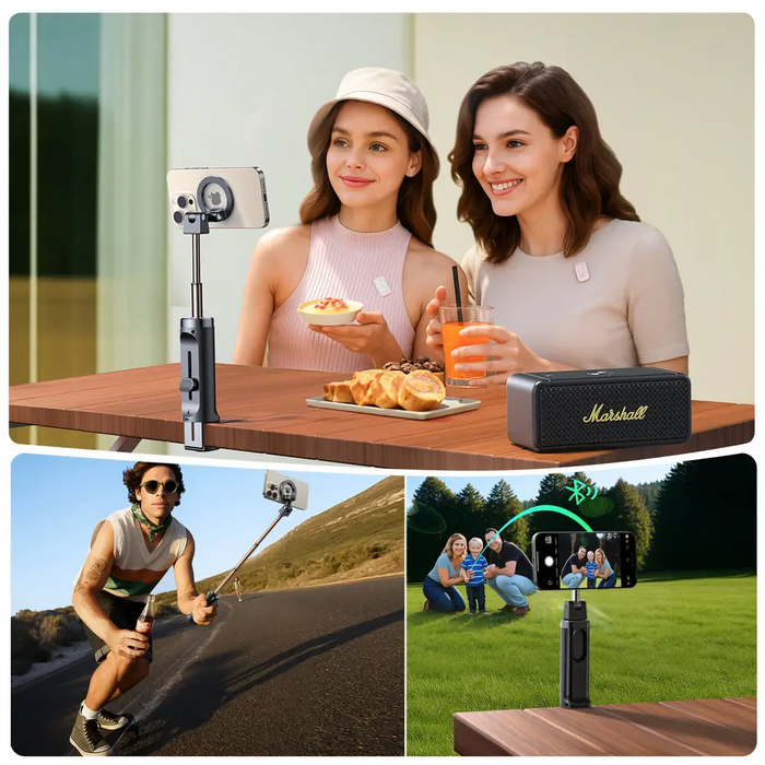 Joyroom JR-ZS509 MagSafe съвместим селфи стик с Bluetooth