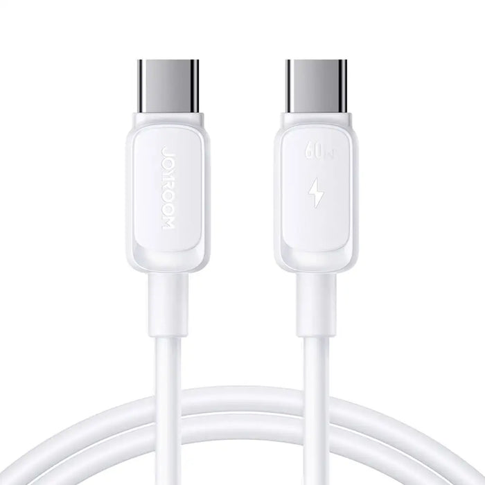 Joyroom S-A14 USB-C кабел - USB-C 60W 1,2 м - бял
