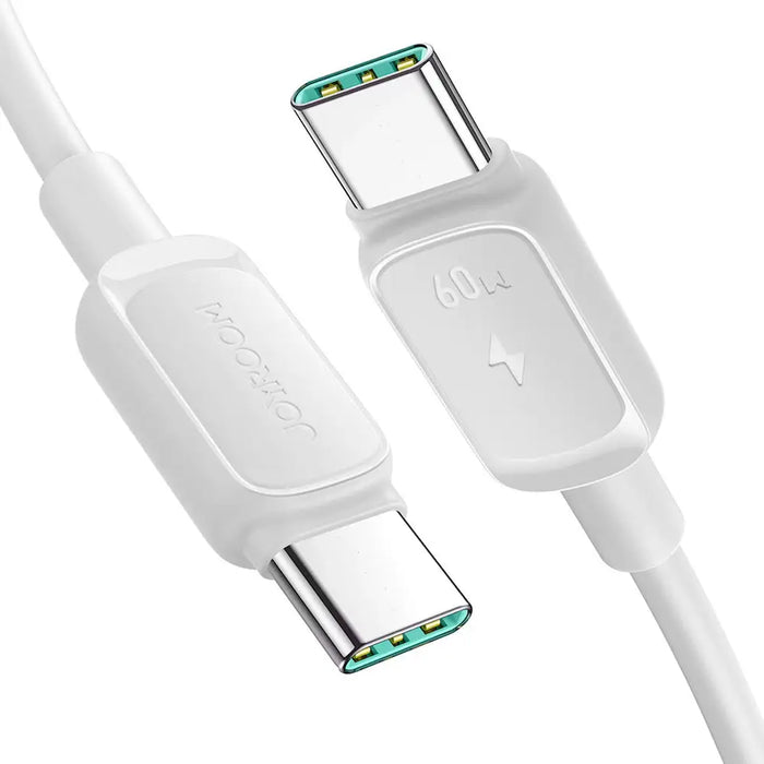 Joyroom S-A14 USB-C кабел - USB-C 60W 1,2 м - бял