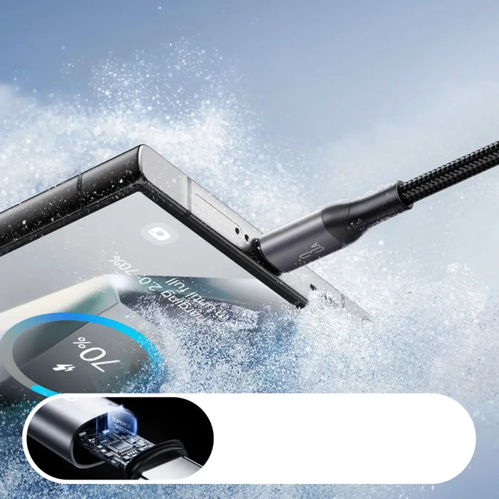 Joyroom S-A28 Flash Series 3A USB-A - USB-C кабел 1m - черен