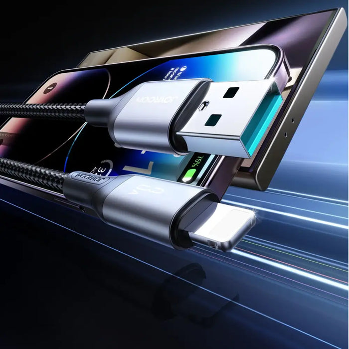 Joyroom S-A28 Flash Series 3A USB-A - Lightning кабел 1m