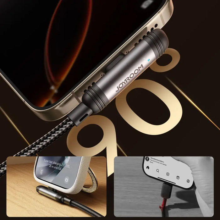 Joyroom S-A56 EnjoyX Series 90° USB-A - Lightning 3A кабел