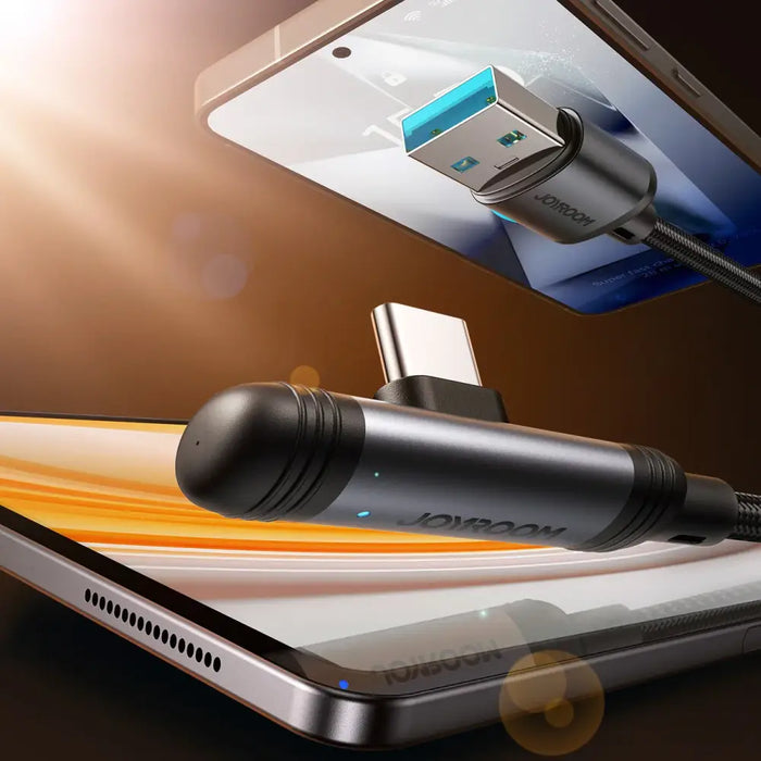 Joyroom S-A56 EnjoyX Series 90° USB-A - USB-C 3A кабел 1,2