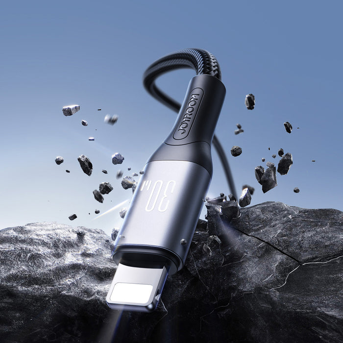 Joyroom S-A28 Flash Series 30W USB-C - Lightning кабел 1m - черен