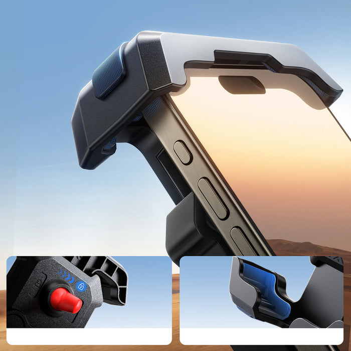 Удароустойчива стойка за кормило Joyroom JR-ZS428 за мотоциклет, велосипед, скутер - черна