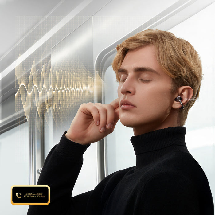 Joyroom Openfree JR-OE3 TWS безжични слушалки за поставяне в ушите - сребристи