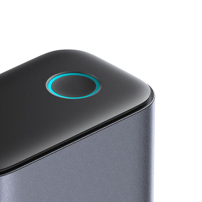 Joyroom JR-TCM02 GaN 65W зарядно устройство станция за зареждане 4xUSB-C 2xUSB-A UK щепсел - сив