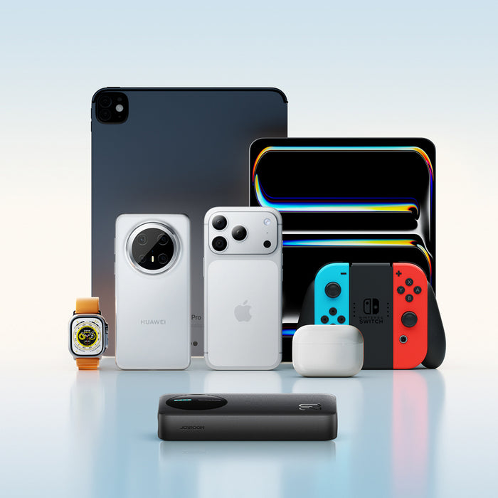 Joyroom JR-PBF14 Pro Преносима батерия Powerbank 22.5W 20000mAh с дигитален дисплей 2x USB-A 1x USB-C - Черен