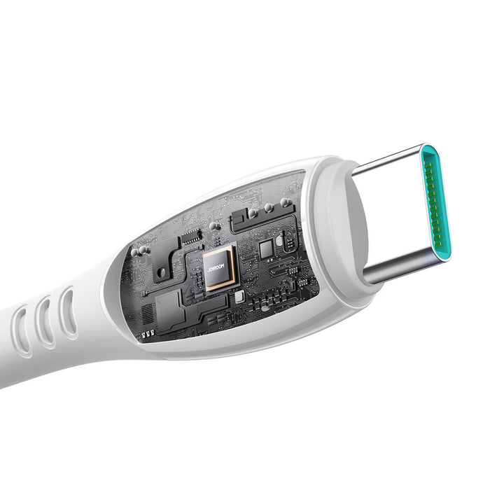 Joyroom S-A59 Vibrant Series 60W USB-C - USB-C кабел 1.2 м - бял