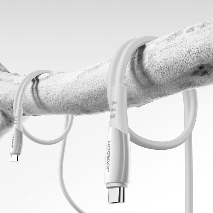 Joyroom S-A59 Vibrant Series 60W USB-C - USB-C кабел 1.2 м - бял