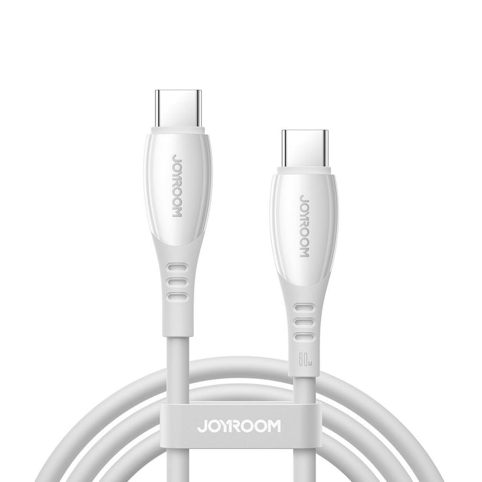 Joyroom S-A59 Vibrant Series 60W USB-C - USB-C кабел 1.2 м - бял
