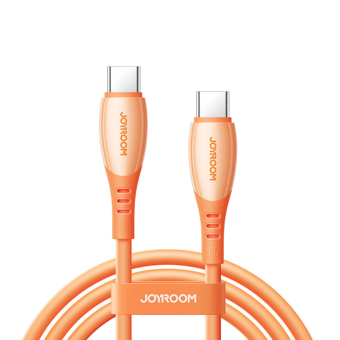 Joyroom S-A59 Vibrant Series 60W USB-C - USB-C кабел 1.2 м - оранжев