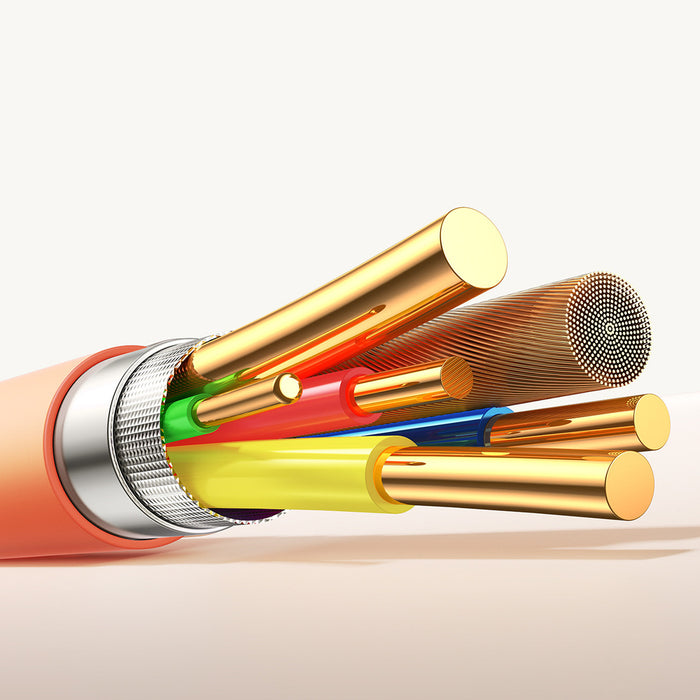 Joyroom S-A59 Vibrant Series 60W USB-C - USB-C кабел 1.2 м - оранжев