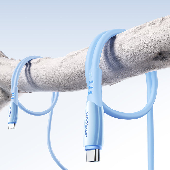 Joyroom S-A59 Vibrant Series 60W USB-C - USB-C кабел 1.2 м - син