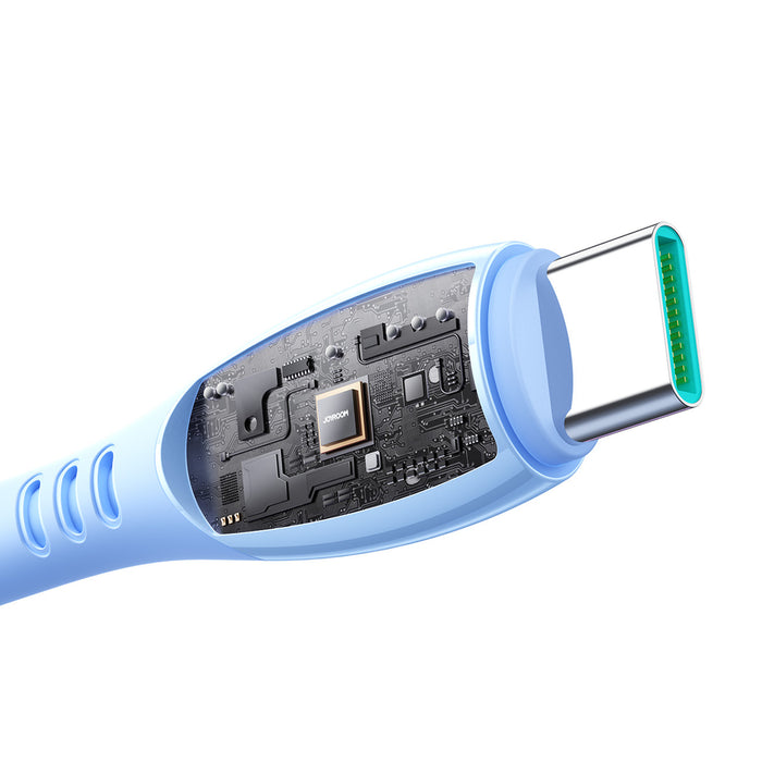 Joyroom S-A59 Vibrant Series 60W USB-C - USB-C кабел 1.2 м - син