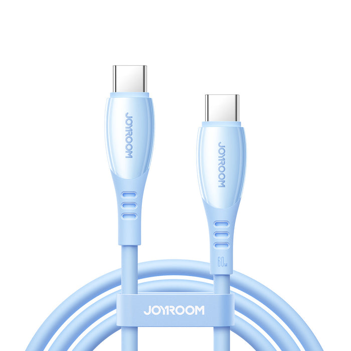 Joyroom S-A59 Vibrant Series 60W USB-C - USB-C кабел 1.2 м - син