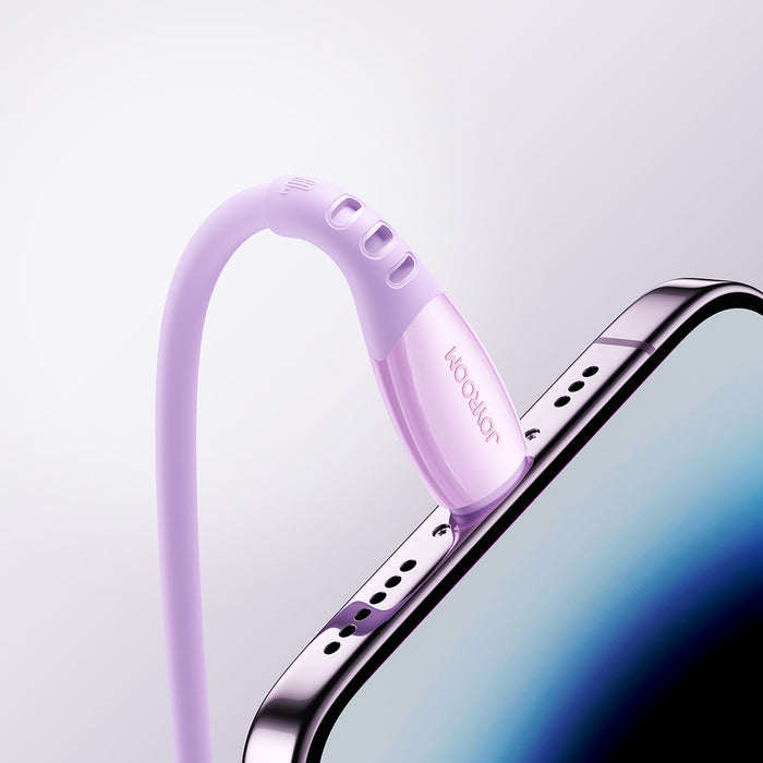 Joyroom S-A59 Vibrant Series 60W USB-C - USB-C кабел 1.2 м - лилав