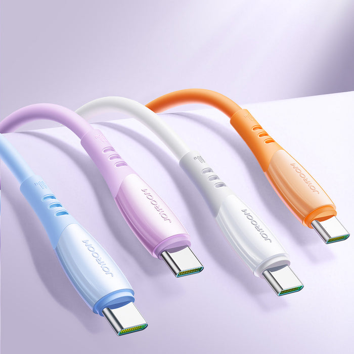 Joyroom S-A59 Vibrant Series 60W USB-C - USB-C кабел 1.2 м - лилав