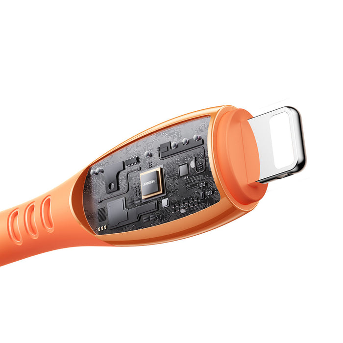 Кабел Joyroom S-A59 Vibrant Series 30W USB-C - Lightning 1.2 м - оранжев