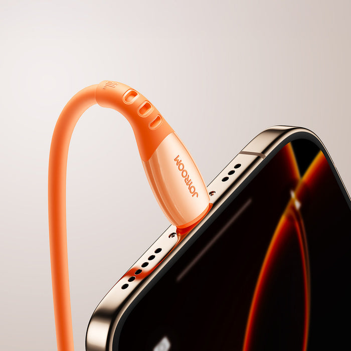 Кабел Joyroom S-A59 Vibrant Series 30W USB-C - Lightning 1.2 м - оранжев