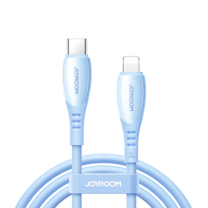 Кабел Joyroom S-A59 Vibrant Series 30W USB-C - Lightning 1.2 м - син