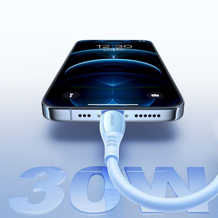 Кабел Joyroom S-A59 Vibrant Series 30W USB-C - Lightning 1.2 м - син