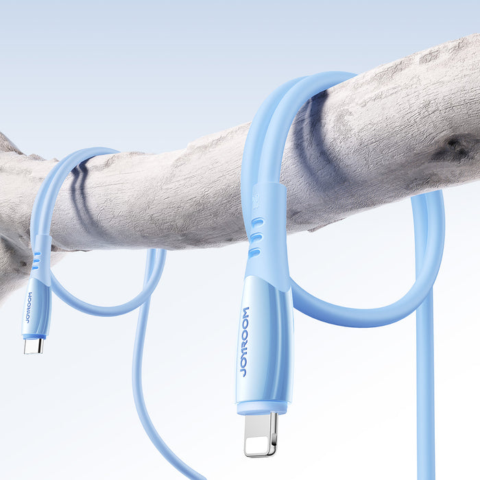 Кабел Joyroom S-A59 Vibrant Series 30W USB-C - Lightning 1.2 м - син