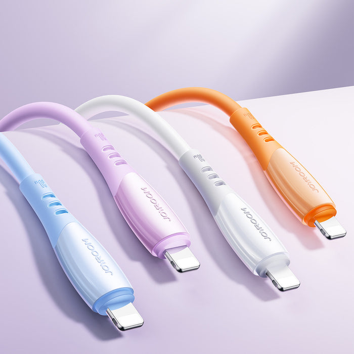 Кабел Joyroom S-A59 Vibrant Series 30W USB-C - Lightning 1.2 м - лилав