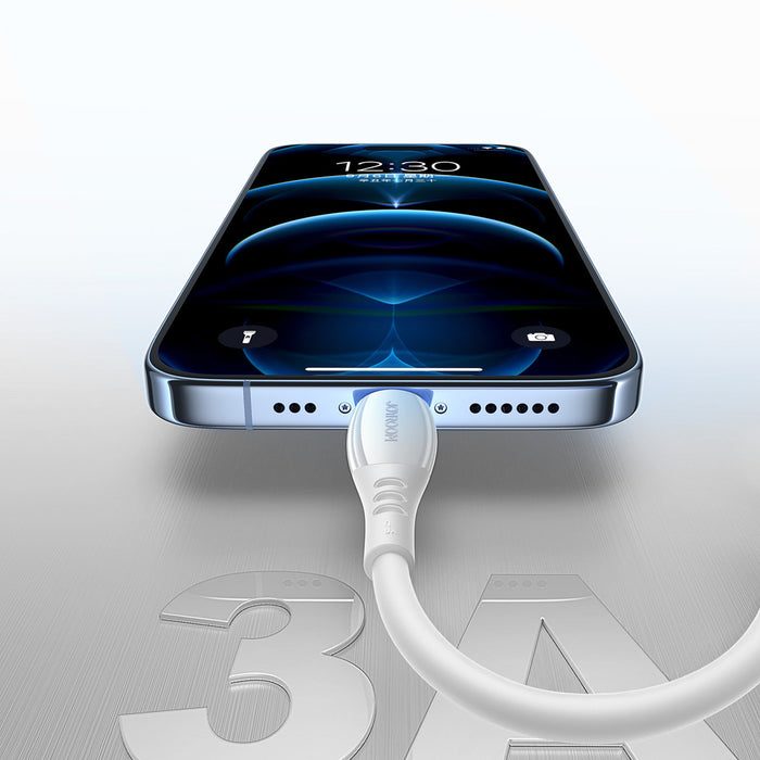 Кабел Joyroom S-A59 Vibrant Series 3A USB-A - Lightning 1.2 м - бял
