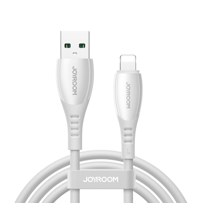 Кабел Joyroom S-A59 Vibrant Series 3A USB-A - Lightning 1.2 м - бял