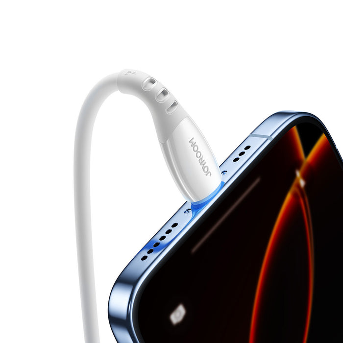 Кабел Joyroom S-A59 Vibrant Series 3A USB-A - Lightning 1.2 м - бял