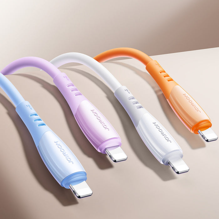 Кабел Joyroom S-A59 Vibrant Series 3A USB-A - Lightning 1.2 м - оранжев