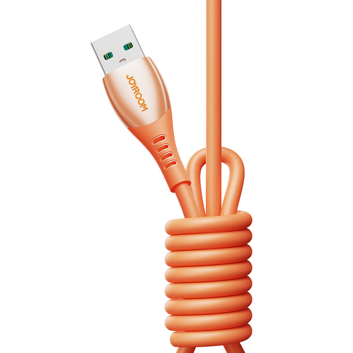 Кабел Joyroom S-A59 Vibrant Series 3A USB-A - Lightning 1.2 м - оранжев