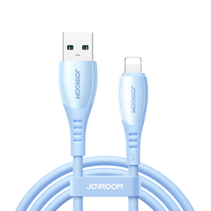 Кабел Joyroom S-A59 Vibrant Series 3A USB-A - Lightning 1.2 м - син