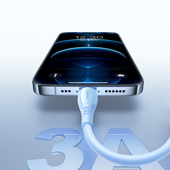 Кабел Joyroom S-A59 Vibrant Series 3A USB-A - Lightning 1.2 м - син