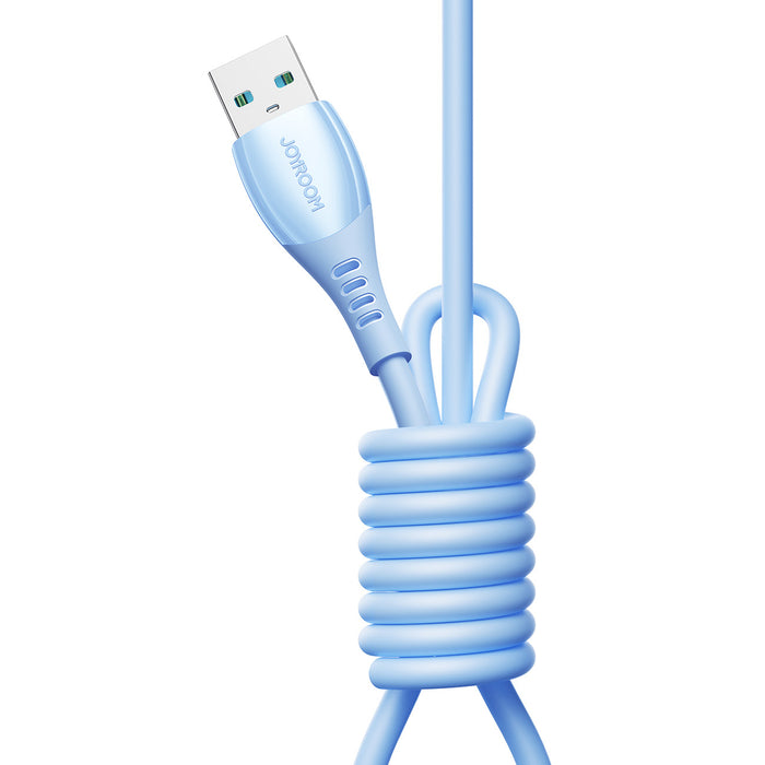 Кабел Joyroom S-A59 Vibrant Series 3A USB-A - Lightning 1.2 м - син