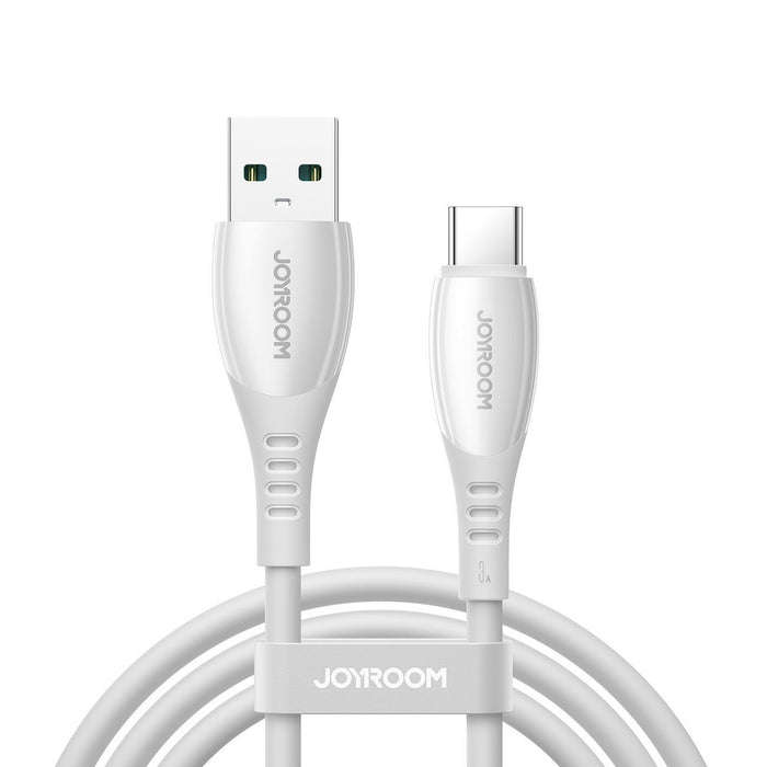 Кабел Joyroom S-A59 Vibrant Series 3A USB-A - USB-C 1.2 м - бял