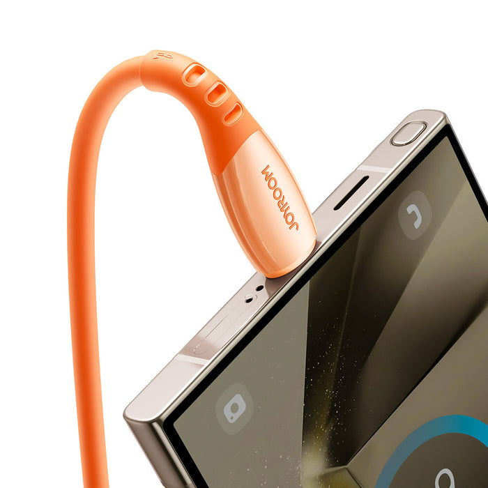 Кабел Joyroom S-A59 Vibrant Series 3A USB-A - USB-C 1.2 м - Оранжев