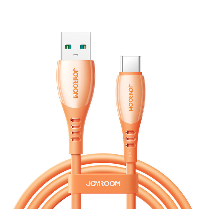 Кабел Joyroom S-A59 Vibrant Series 3A USB-A - USB-C 1.2 м - Оранжев