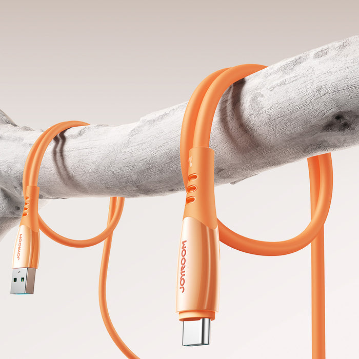 Кабел Joyroom S-A59 Vibrant Series 3A USB-A - USB-C 1.2 м - Оранжев