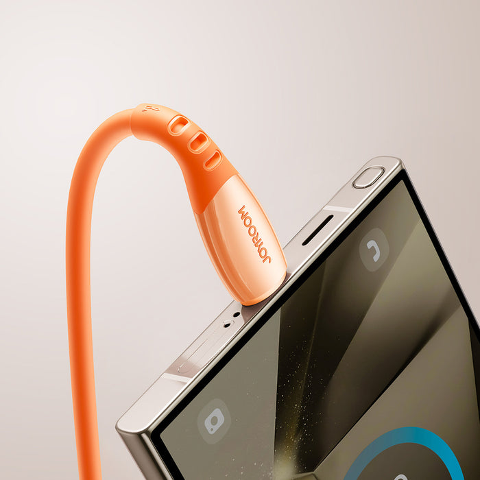 Кабел Joyroom S-A59 Vibrant Series 3A USB-A - USB-C 1.2 м - Оранжев