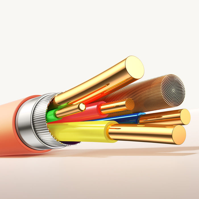 Кабел Joyroom S-A59 Vibrant Series 3A USB-A - USB-C 1.2 м - Оранжев