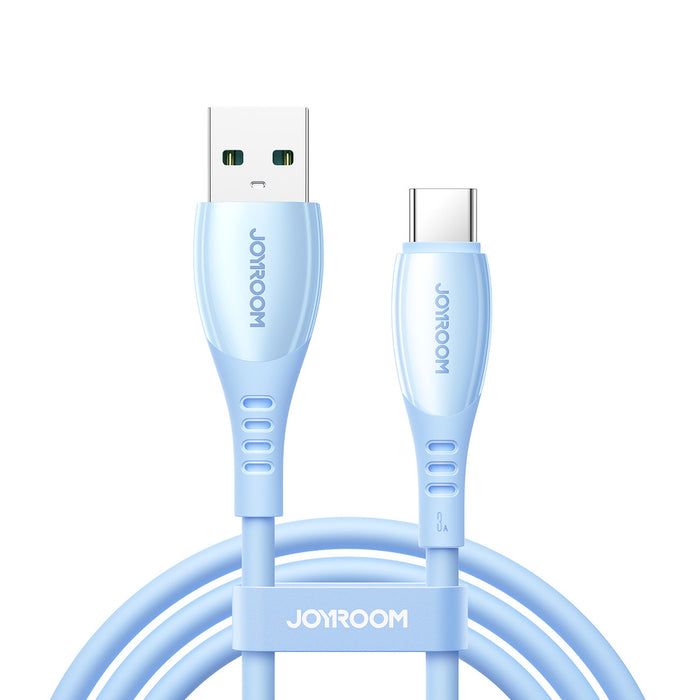 Кабел Joyroom S-A59 Vibrant Series 3A USB-A - USB-C 1.2 м - син