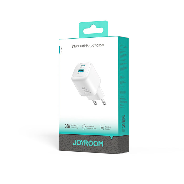 Зарядно за стена Joyroom JR-TG7 33W USB-A + USB-C - бяло