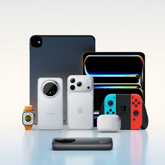 Joyroom JR-PBF12 Pro Преносима батерия Powerbank 22.5W 10000mAh с дигитален дисплей 2x USB-A 1x USB-C - Черен
