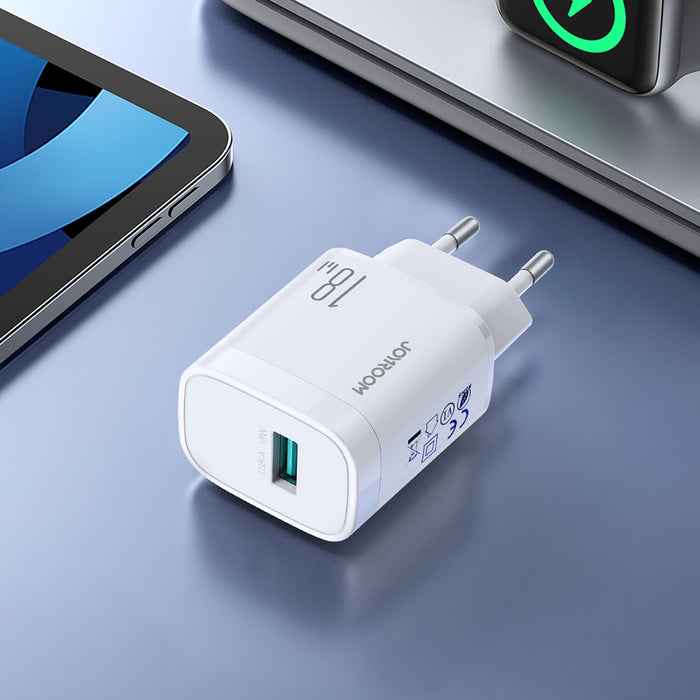 Зарядно за стена Joyroom JR-TF4 18W USB-A - бяло