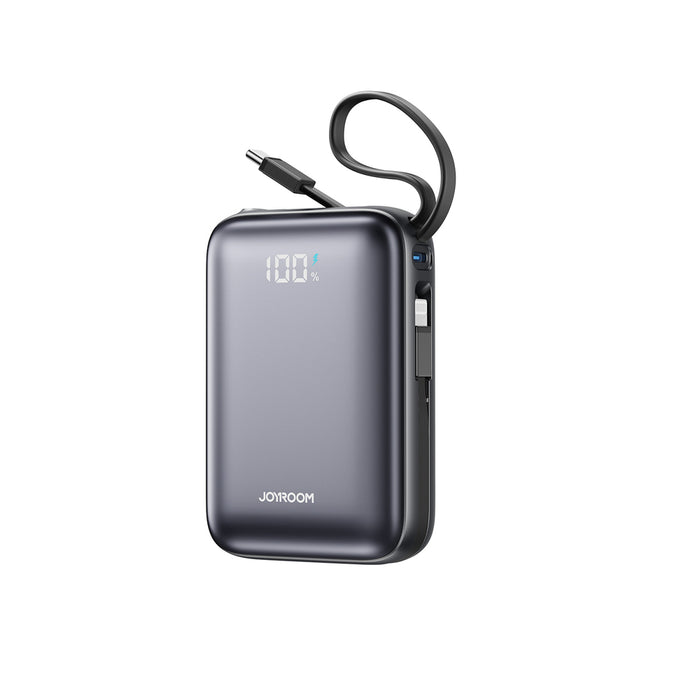 Външна батерия Joyroom JR-PBF29 20000mAh 22.5W с двоен кабел - черна